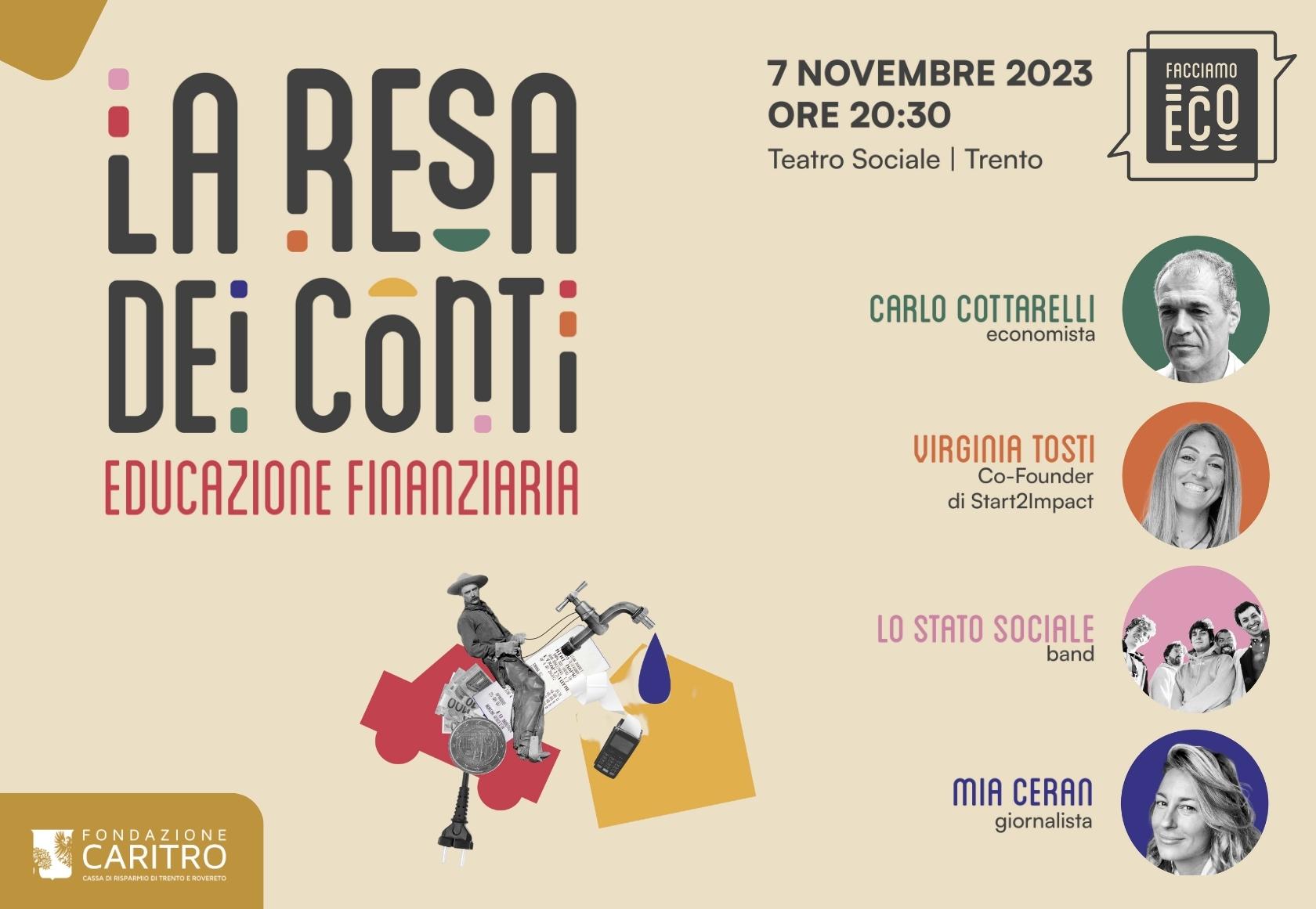 FACCIAMO ECO: La resa dei conti - Fondazione Caritro | Cassa di ...