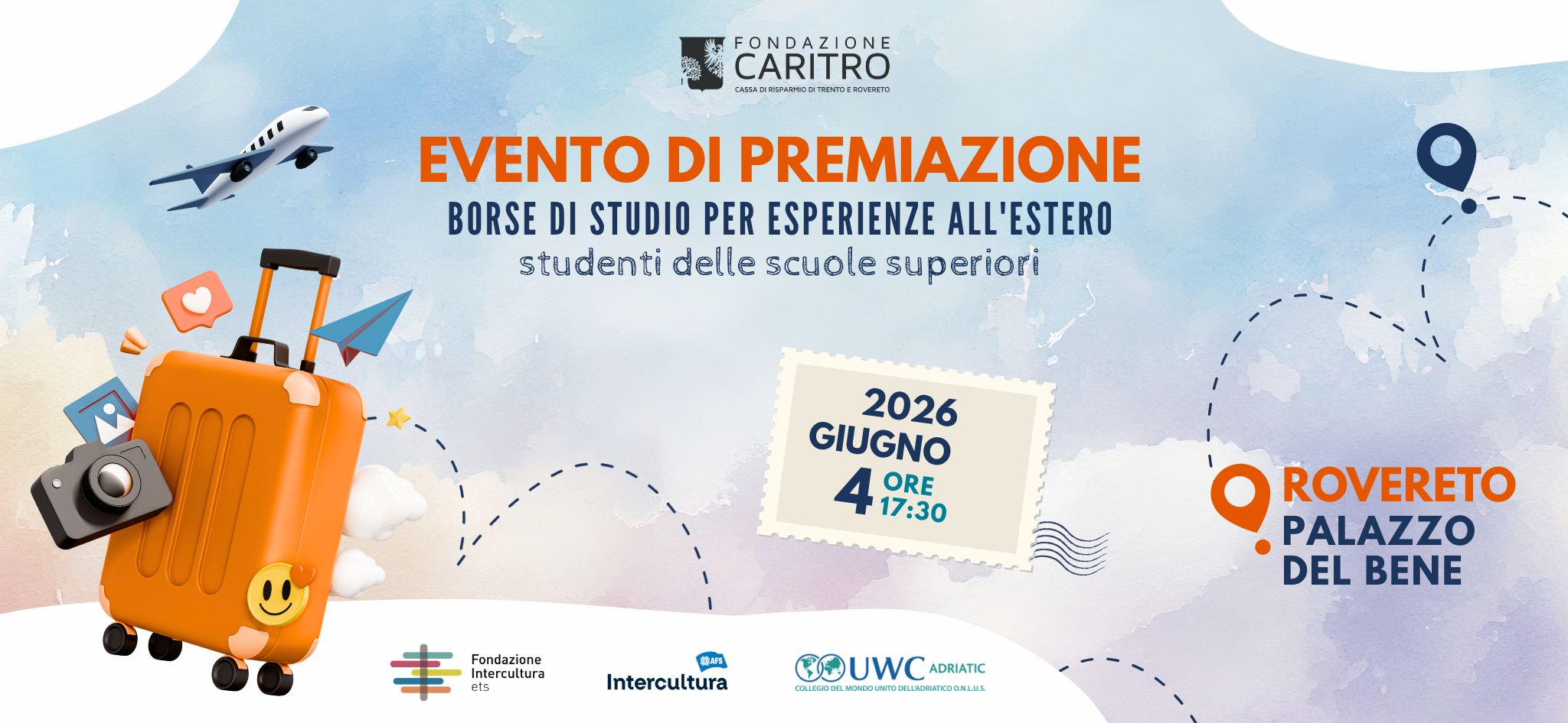 Evento di premiazione borse di studio Intercultura e UWC Adriatic