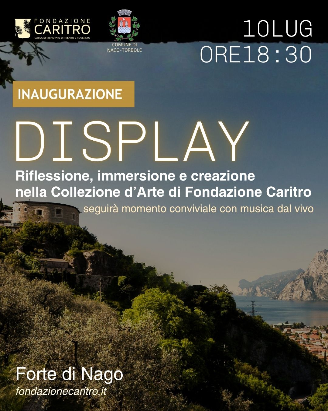 inaugurazione display nago 10luglio 2026